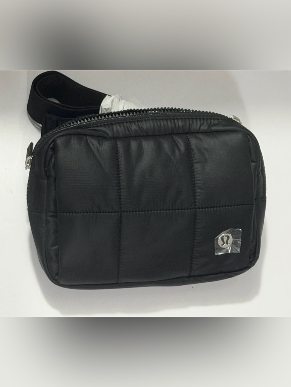 lululemon athletica Black Quilted Belt Bag